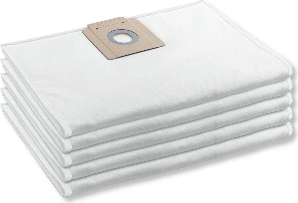 5 Original Kärcher Vlies-Staubsaugerbeutel für NT 45/1 Tact AU Filtertüten