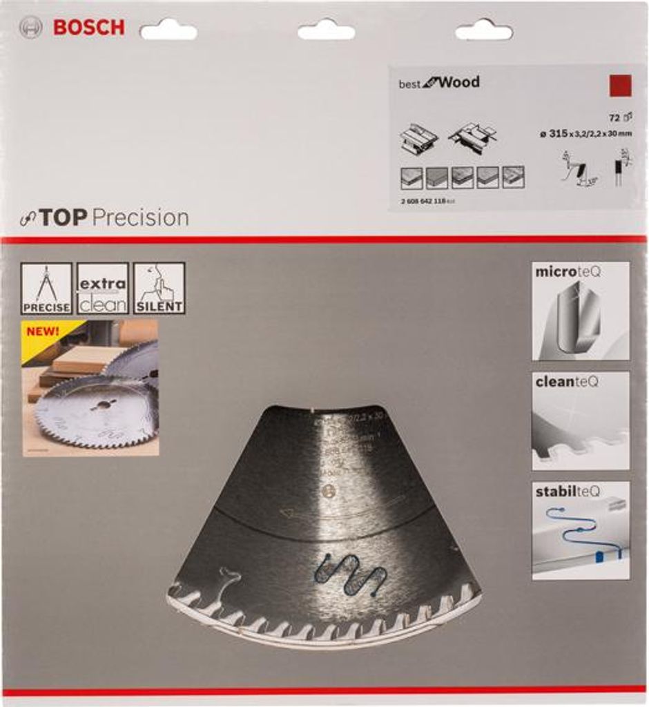 Kreissägeblatt Top Precision Best for Wood S 315 x 30 - 72