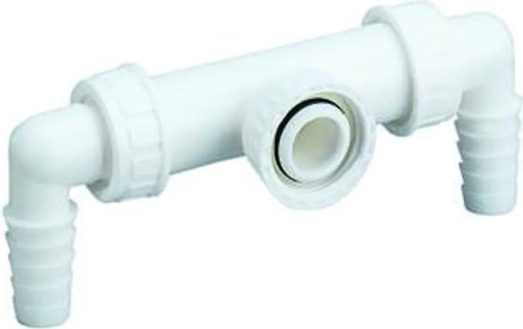 Solution Anti-Fuite HL 400 1 Double Branchement pour Siphon Mural