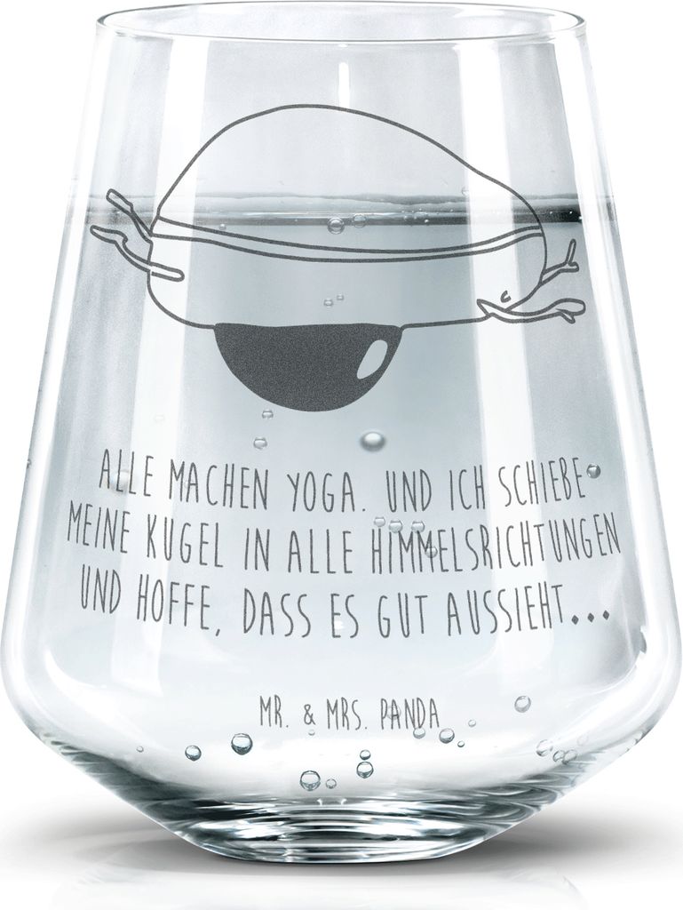 Mr. & Mrs. Panda Glas Avocado Yoga - Transparent - Produktbild 