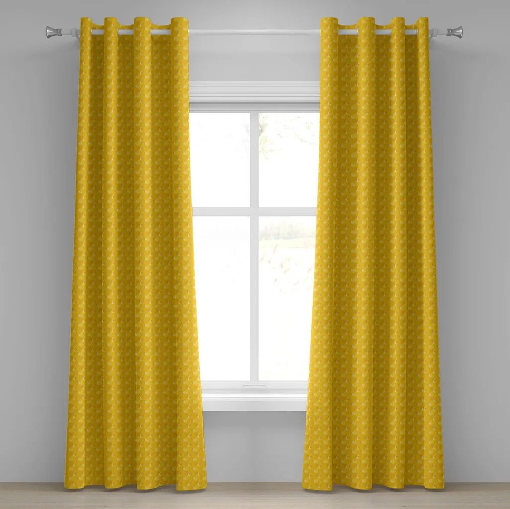 Tenda Lavabile Gialla ABAKUHAUS 280x225 | Tende Moderne Pratiche