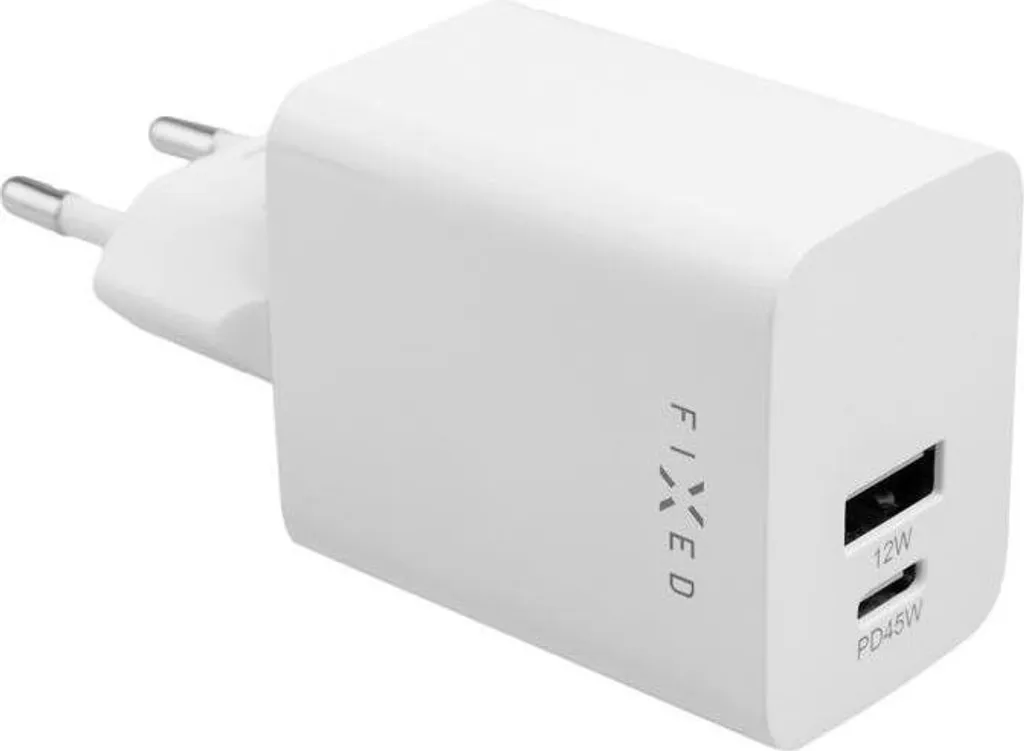 Chargeur USB-C 45W idéal pour voyage et télétravail FIXED Mini