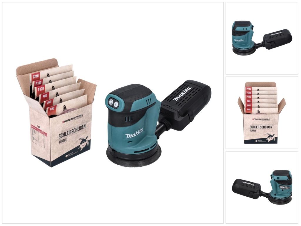 Makita DBO 180 Z snoerloze excentrische schuurmachine 18 V Productafbeelding 