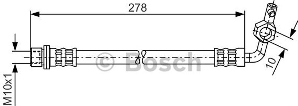 Bosch Bremsschlauch 1 987 476 127