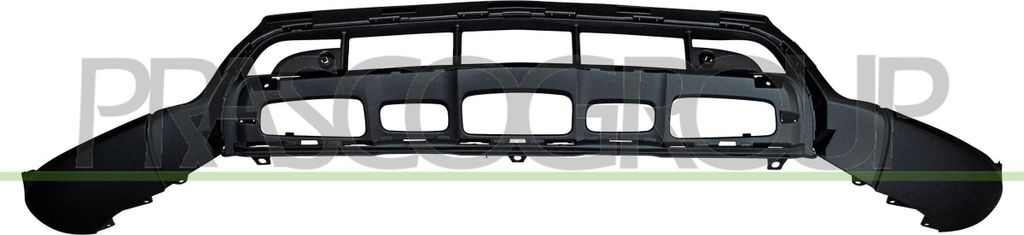 PRASCO Lüftungsgitter Grill Stoßfänger passend für MERCEDES-BENZ GLC (X253) mit Loch/Löchern für Einparkhilfe Schwarz