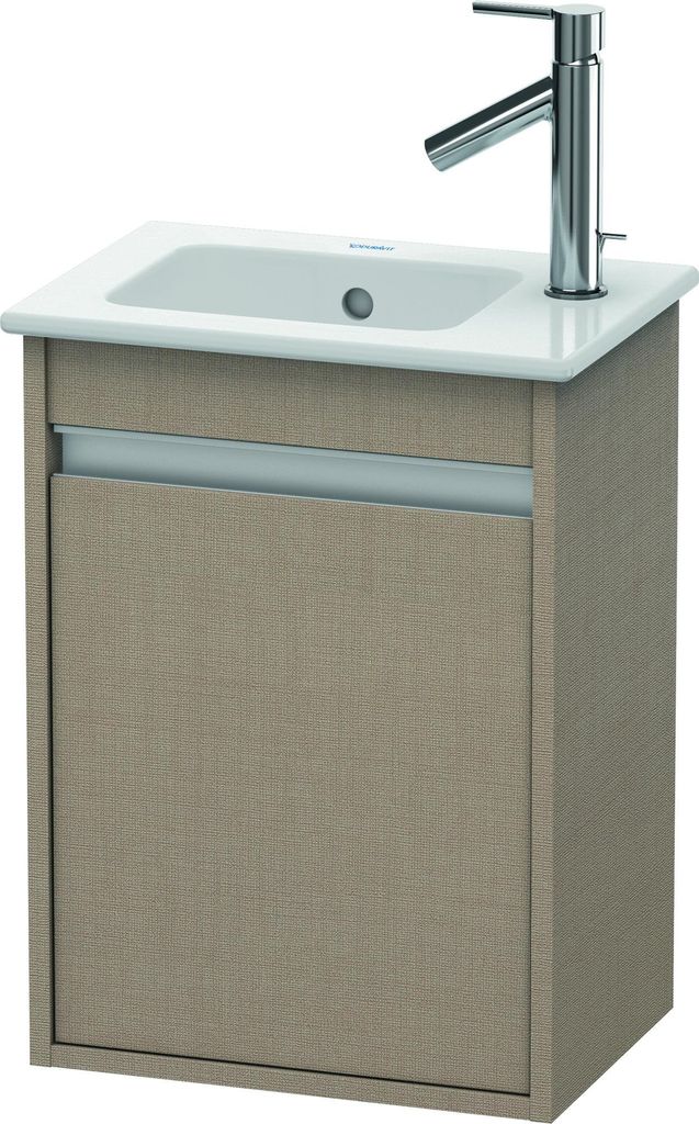 Duravit Ketho Waschtischunterbau wandhängend, 400x550x285 mm, eine Tür, Anschlag rechts, für ME by Starck 072343, KT6417R7575