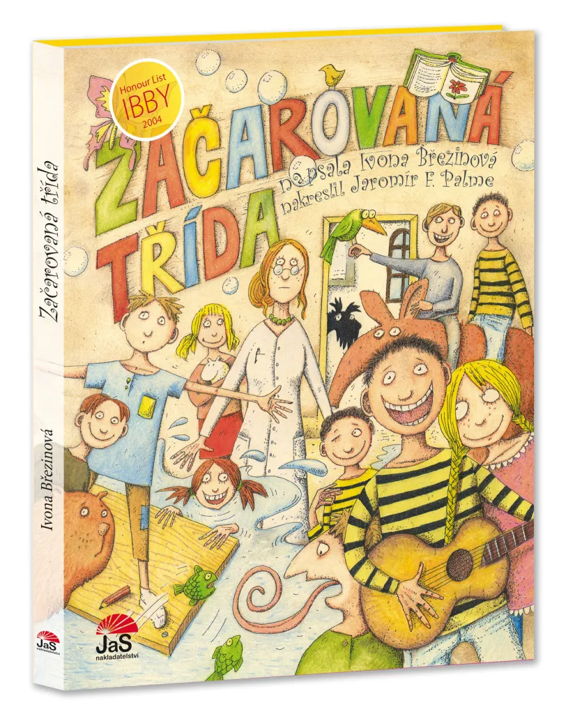 Roman Začarovaná třída avec illustrations originales de J. Palme