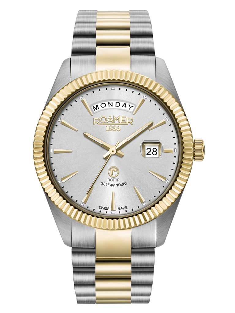 Roamer Herrenuhr Primeline Daydate Automatik 981662 48 15 90