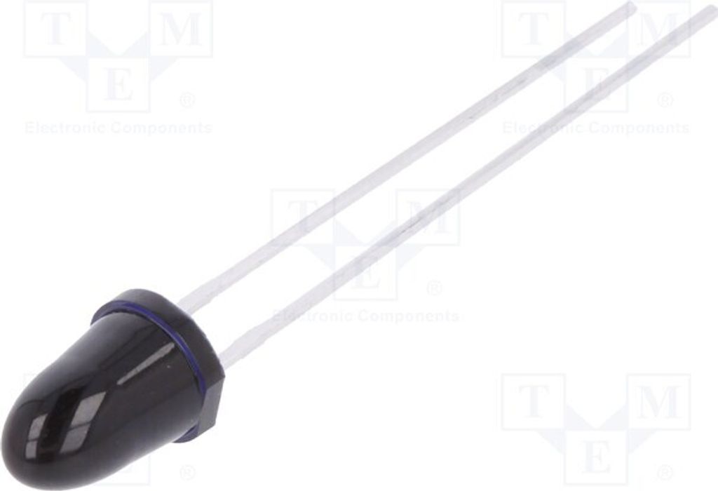 1x IR Sender 5° 5mm 1,5÷2,4V SFH 4555 Infrarot-LEDs 100mA THT schwarz 860nm 550mW