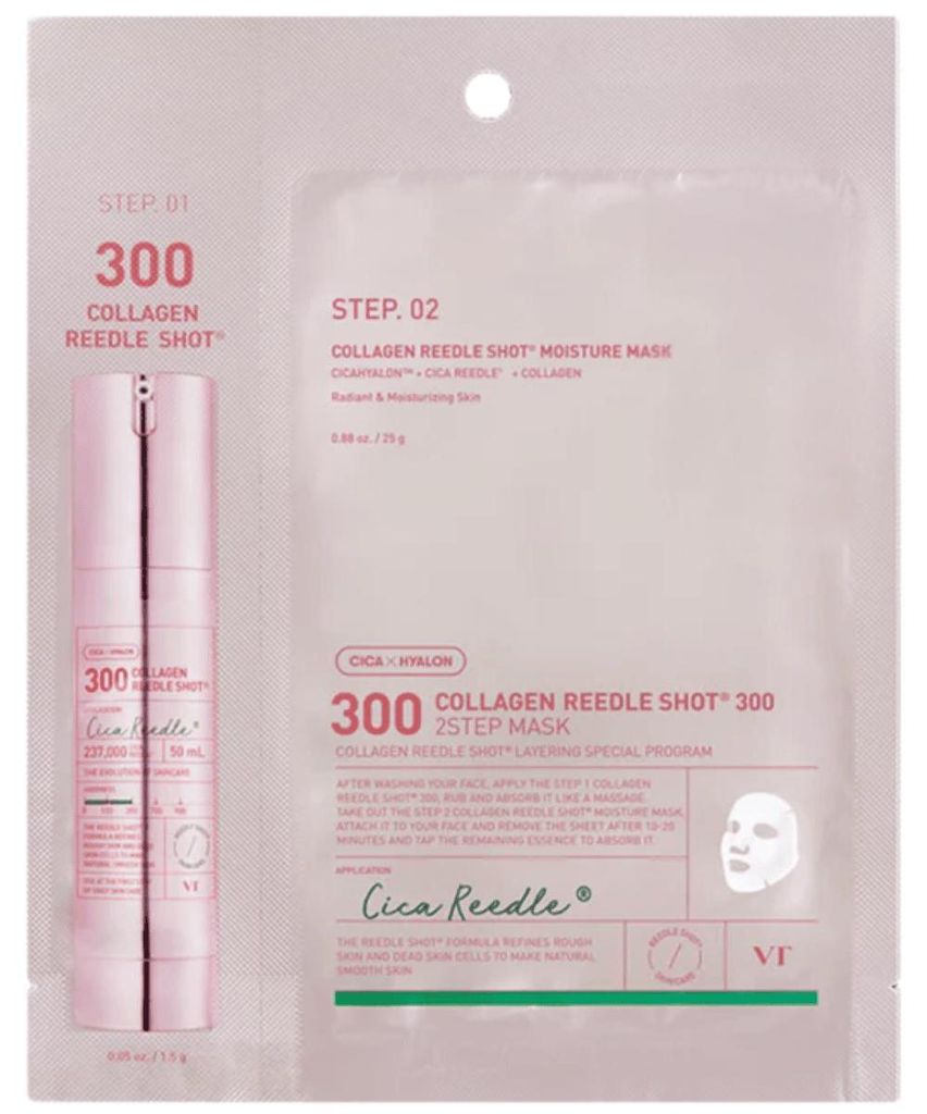 VT COSMETICS – Collagen Reedle Shot 300 2-Schritt-Maske (1 Produktbild 