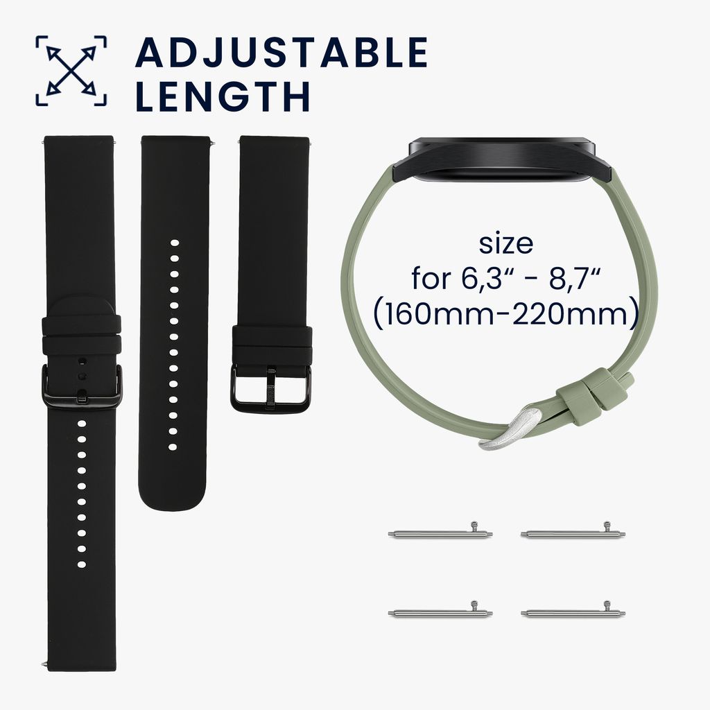 kwmobile 2x Sportarmband kompatibel mit Huami Amazfit GTS / Produktbild 5