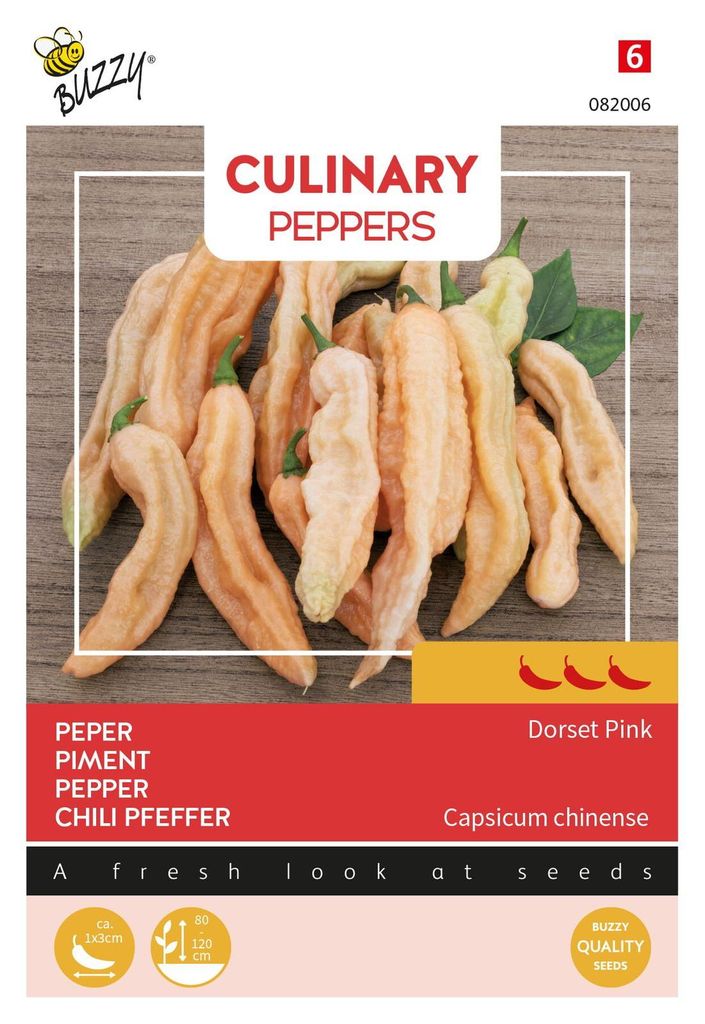 Paprika Dorset Pink | Paprikasamen von Buzzy Seeds
