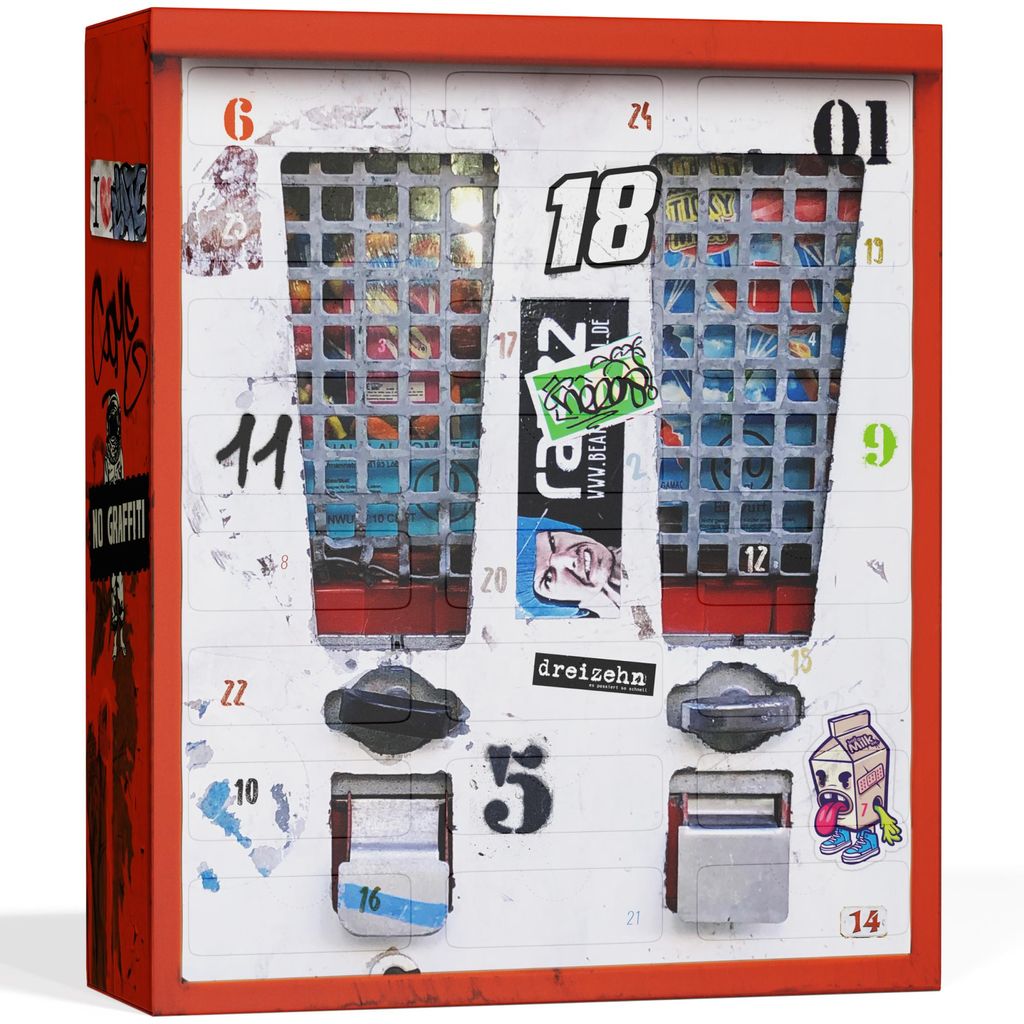 BOXILAND® calendario avvento nostalgia 2026, 24 dolci Immagine del prodotto 