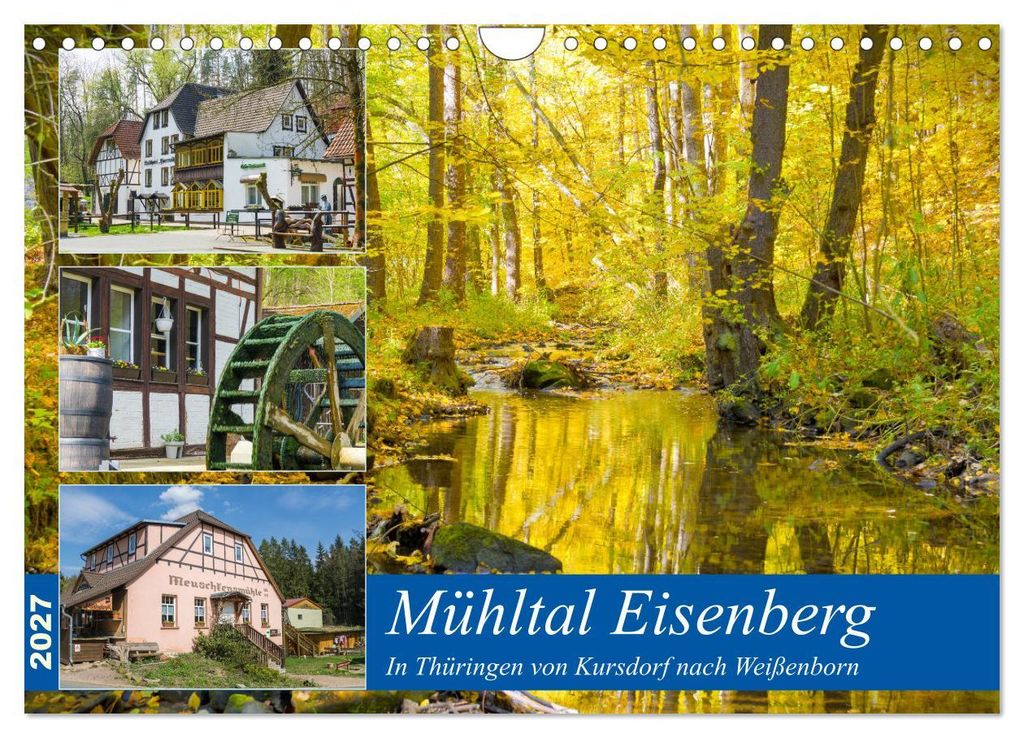 Mühltal Eisenberg (Wandkalender 2027 DIN A4 quer), CALVENDO Monatskalender