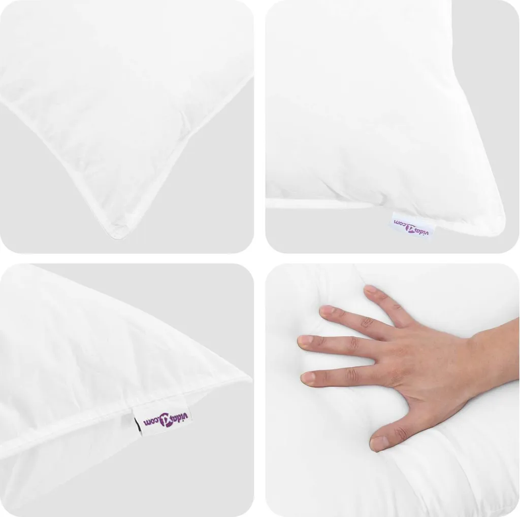 vidaXL Piumone Matrimoniale Piuma Bianca + 2 Cuscini | Comfort Premium - 7