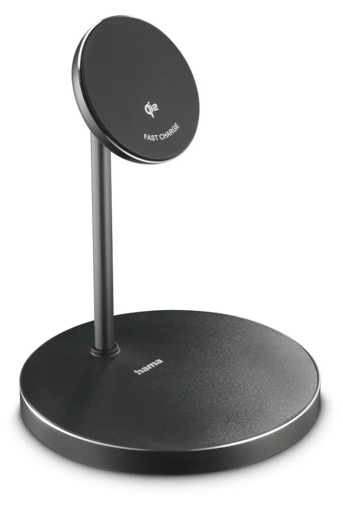 Chargeur Sans Fil Hama Noir : Support de Charge Rapide pour Smartphone