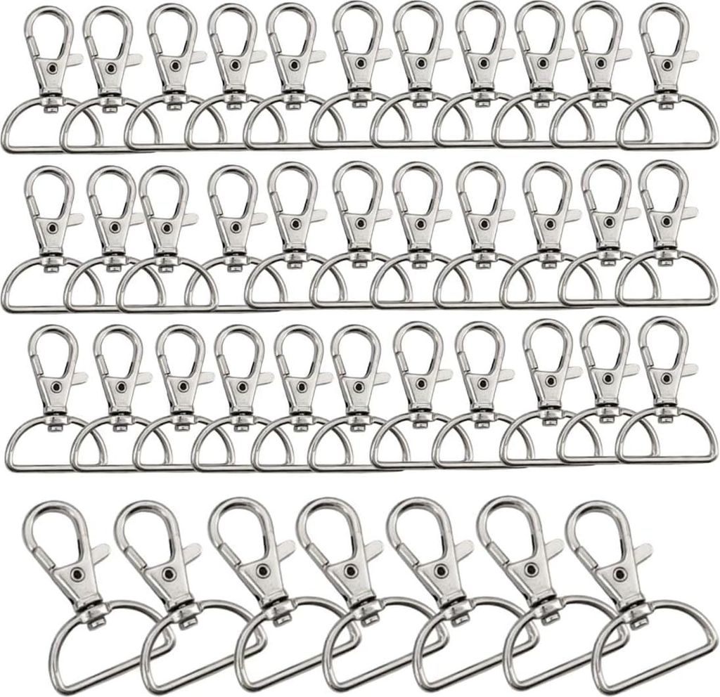 Schlüsselanhänger Mit Karabiner - Ringe - Schlüsselringe Set,20 Stück Premium Schlüsselanhänger Ringe,schlüsselringe,für Schlüsselanhänge...