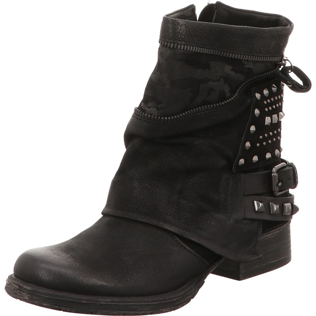 MJUS Stieflette mit Zipp in schwarz, Gr. 36
