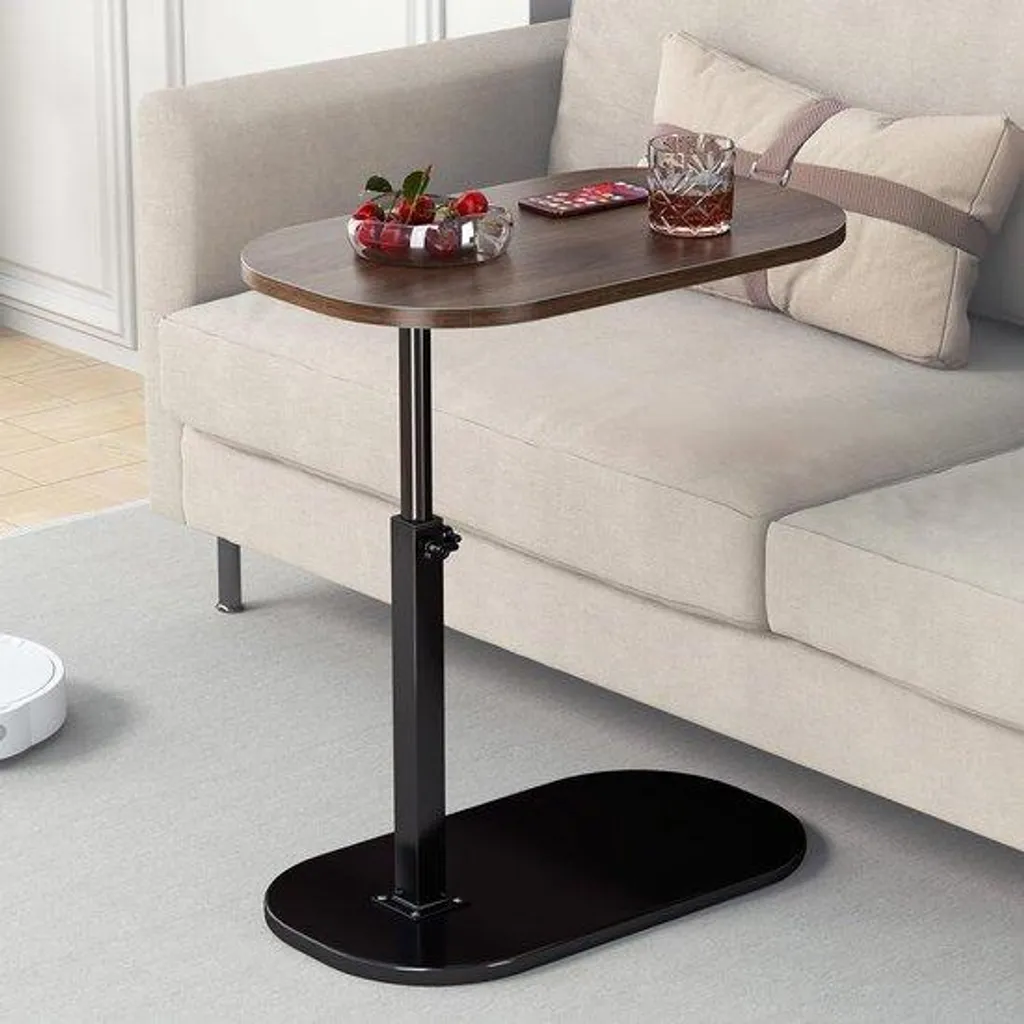 Table C mobile contre les maux de dos, réglable pour canapé et lit noir