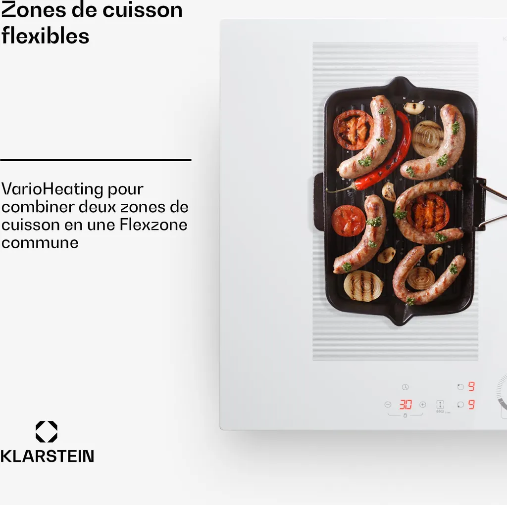Table de Cuisson Induction Encastrable pour Cuisine Familiale 4 Feux - 4