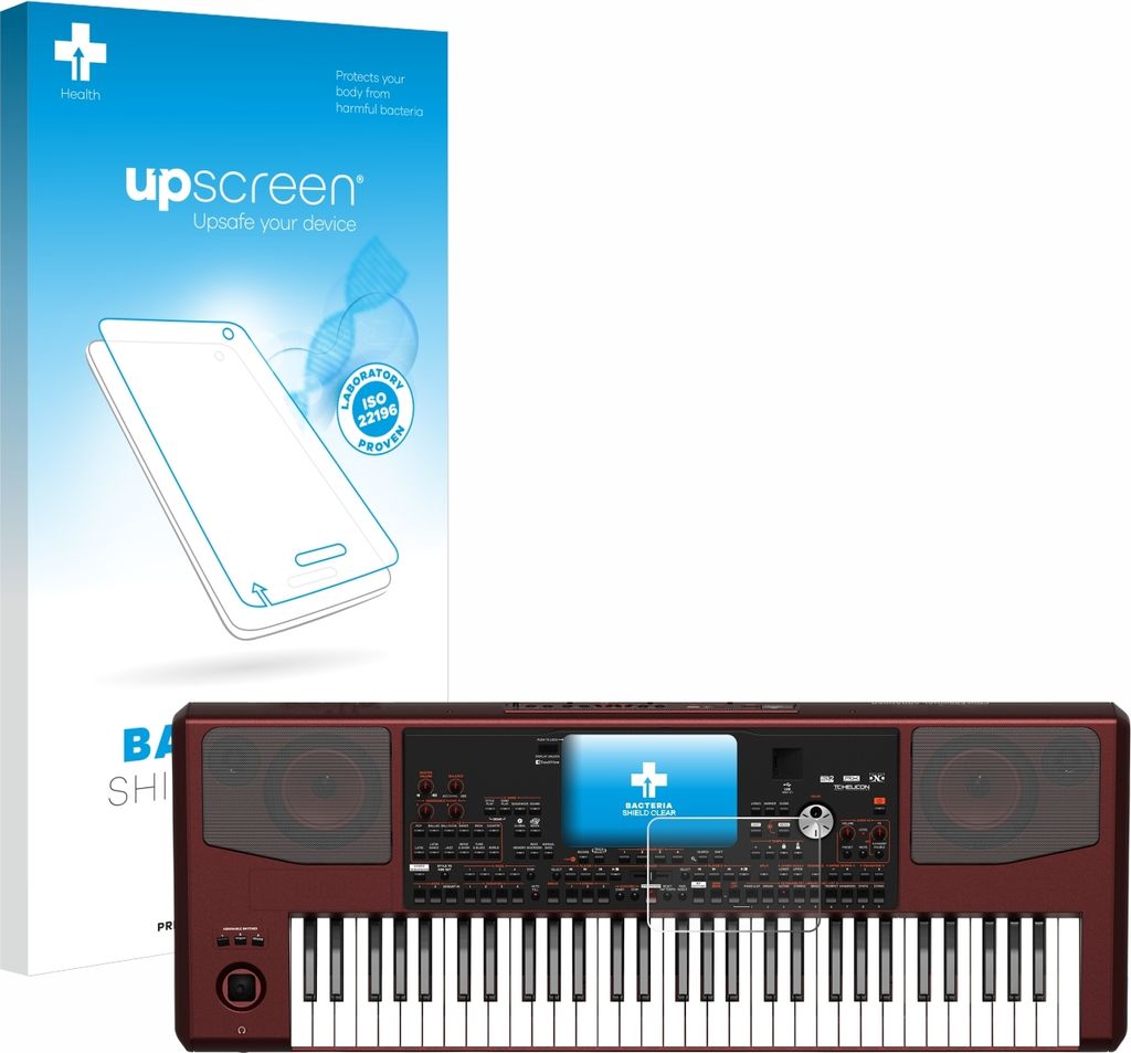 upscreen Schutzfolie für KORG Pa700 Displayschutz Displayschutzfolie Folie Klar antibakteriell