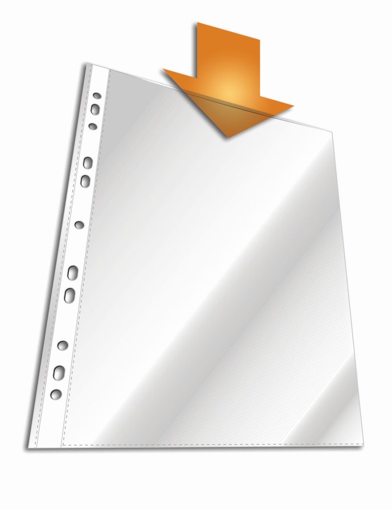 DURABLE Prospekthülle BUSINESS A4 PP, Pckg. à 100, 266819