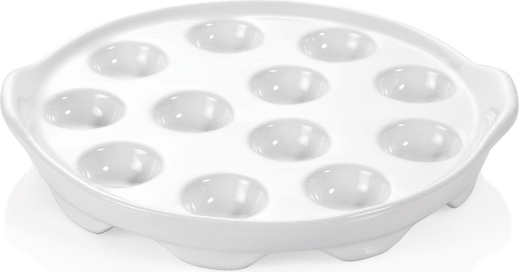 Schneckenpfanne für 12 Schnecken mit Lappengriffen Ø 20 cm Produktbild 