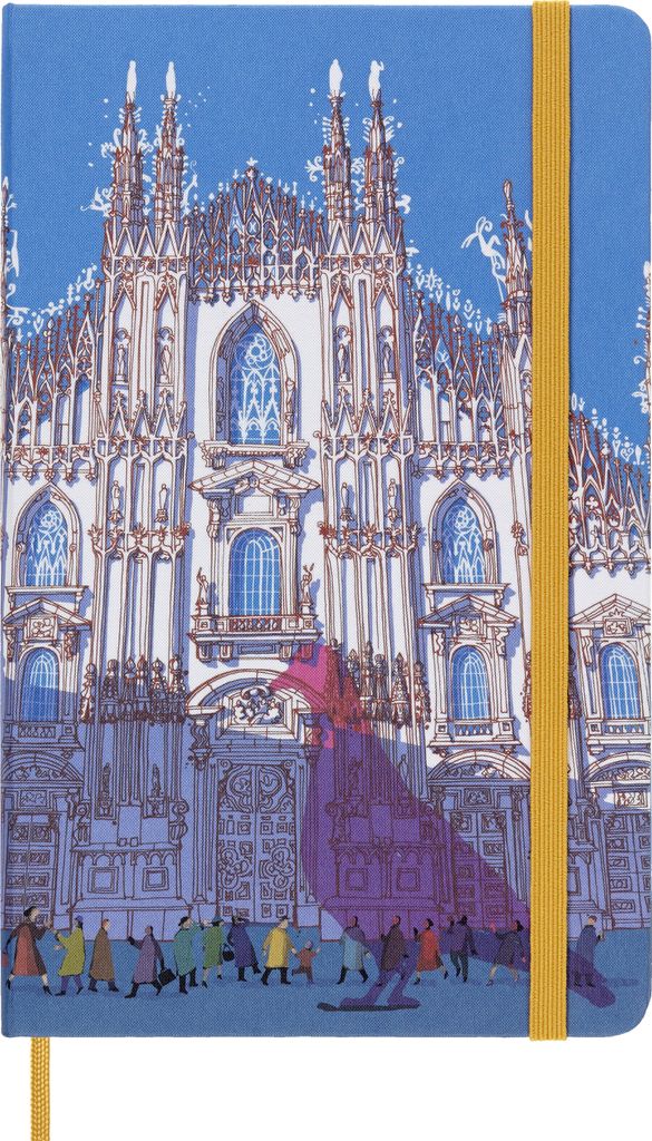 Moleskine I AM the city Mailand Notizbuch limitierte Ausgabe, L/A5, liniert, fester Einband