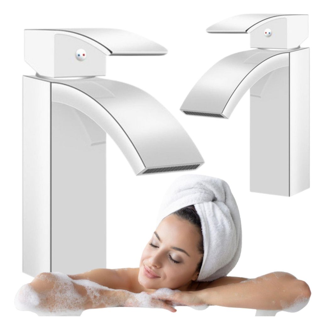 Silla | Wasserhahn Bad - Waschtischarmatur - Chrom - 18,5 cm Höhe - Badarmatur - Einhebelmischer