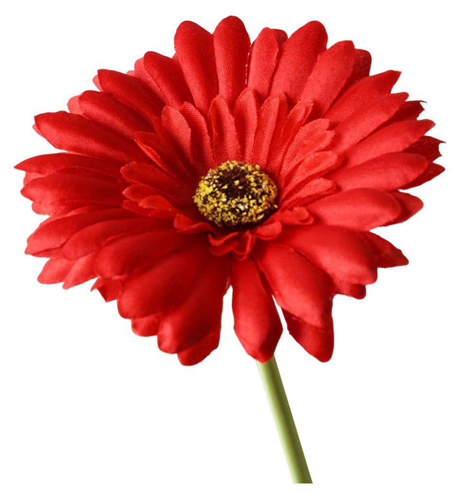 Künstliche Gerbera-Blumen, realistischer, langstieliger Blumenstrauß für Vase, Zimmerblumenarrangements, Hochzeits- und Partytischdekoration