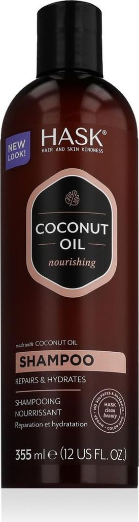 Hask Monoi Coconut Oil Nourishing Shampoo, 355 ml, Shampoo, Produktbild 