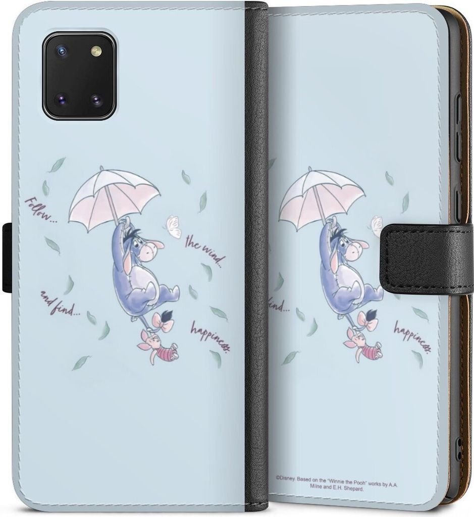 DeinDesign Klapphülle für Samsung Galaxy Note 10 lite Handytasche Lederhülle Tasche Disney Offizielles Lizenzprodukt Winnie Puuh I-Aah