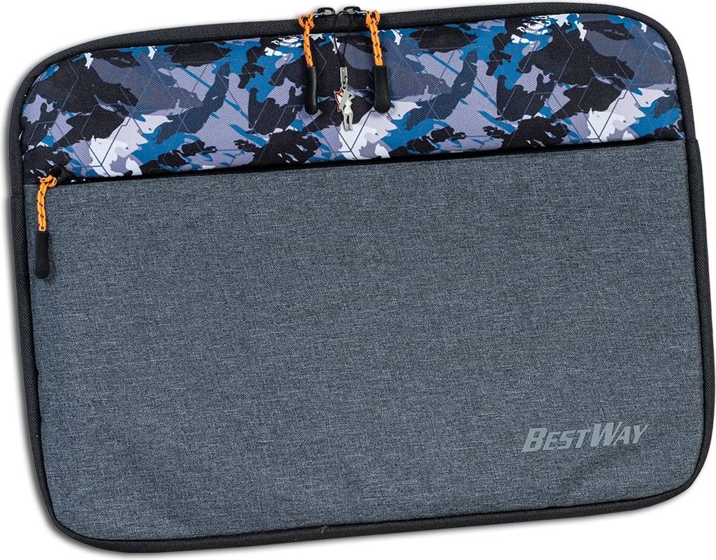 Bestway Notebook Laptop-Sleeve 13-14 Zoll blau uni Business College OTI108B