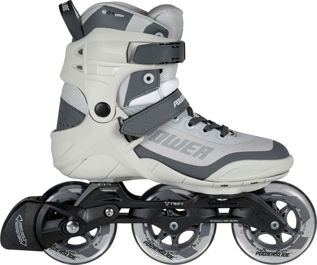 Powerslide Phuzion Krypton Gris 100 Roller Fitness Homme Taille 44
