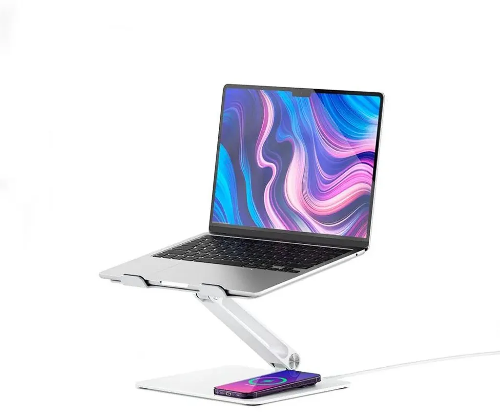 Support ordinateur portable pour télétravail Alogic Elite Argent Chic - 4