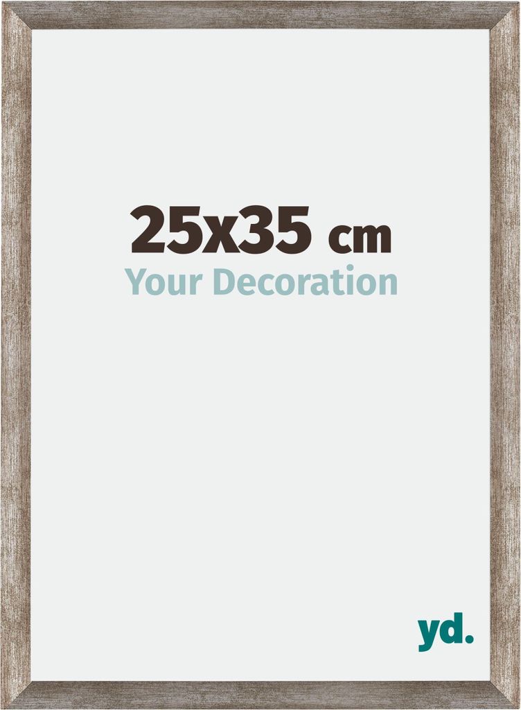 Bilderrahmen, 25x35 cm, Metall Vintage, MDF, Mura