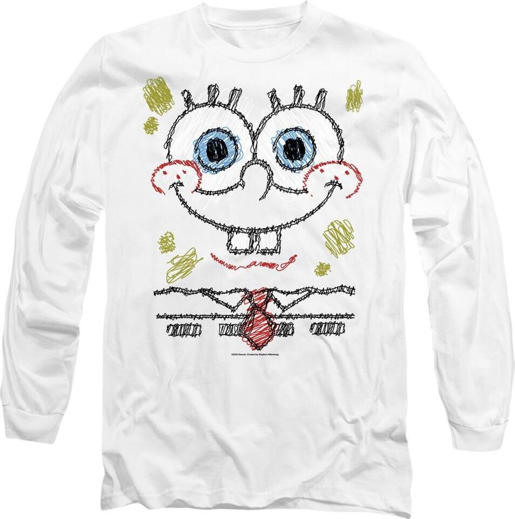 SpongeBob SquarePants - T-Shirt für Herren/Damen Uni TV10583 (XL) (Weiß)