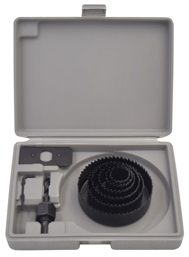 Lochsägen-Set McPower LSM-95 9-teilig 25-89mm inkl. Transportkoffer