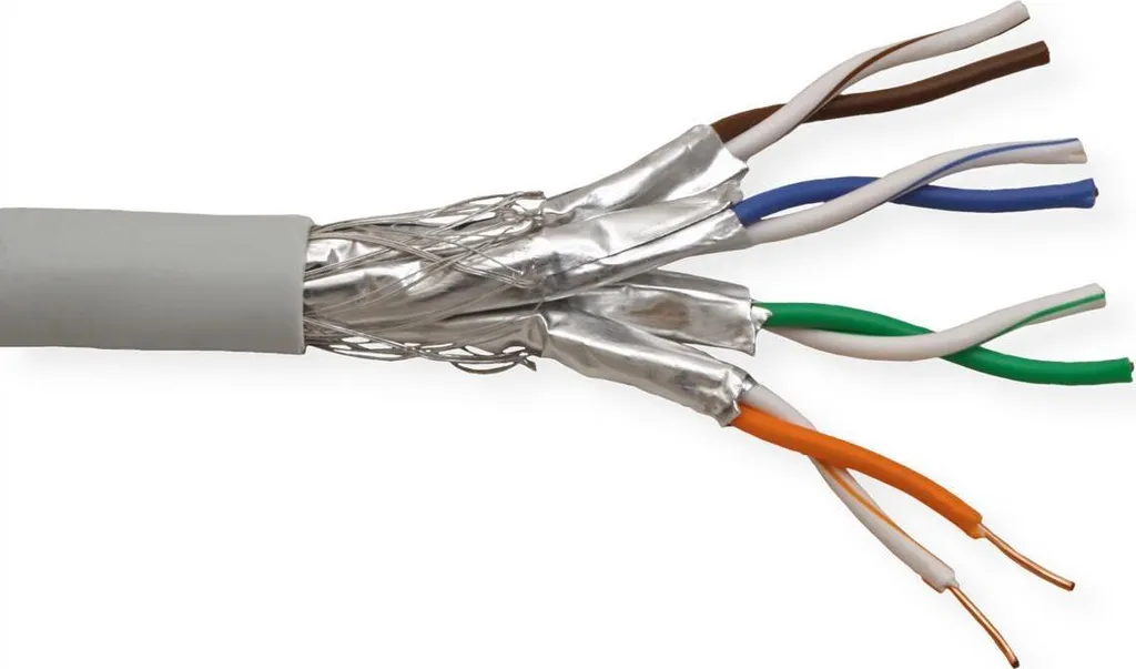 VALUE S/FTP Kabel,Cat.7 Rohkabel (Class F), Massivdraht, Dca, 100 m (21.99.0886)