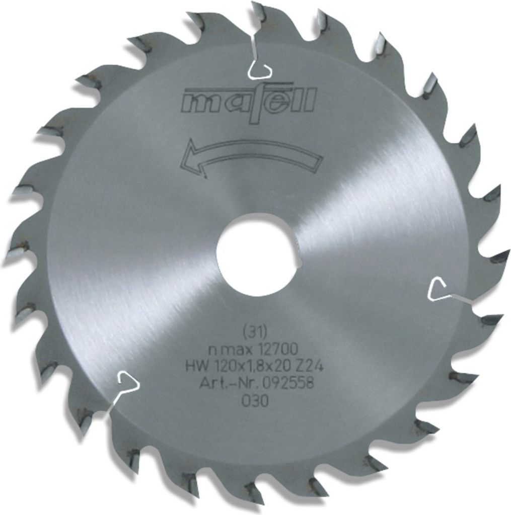 Mafell Sägeblatt-HM 120 x 1,2/1,8 x 20 mm, Z 24, WZ | Produktbild 