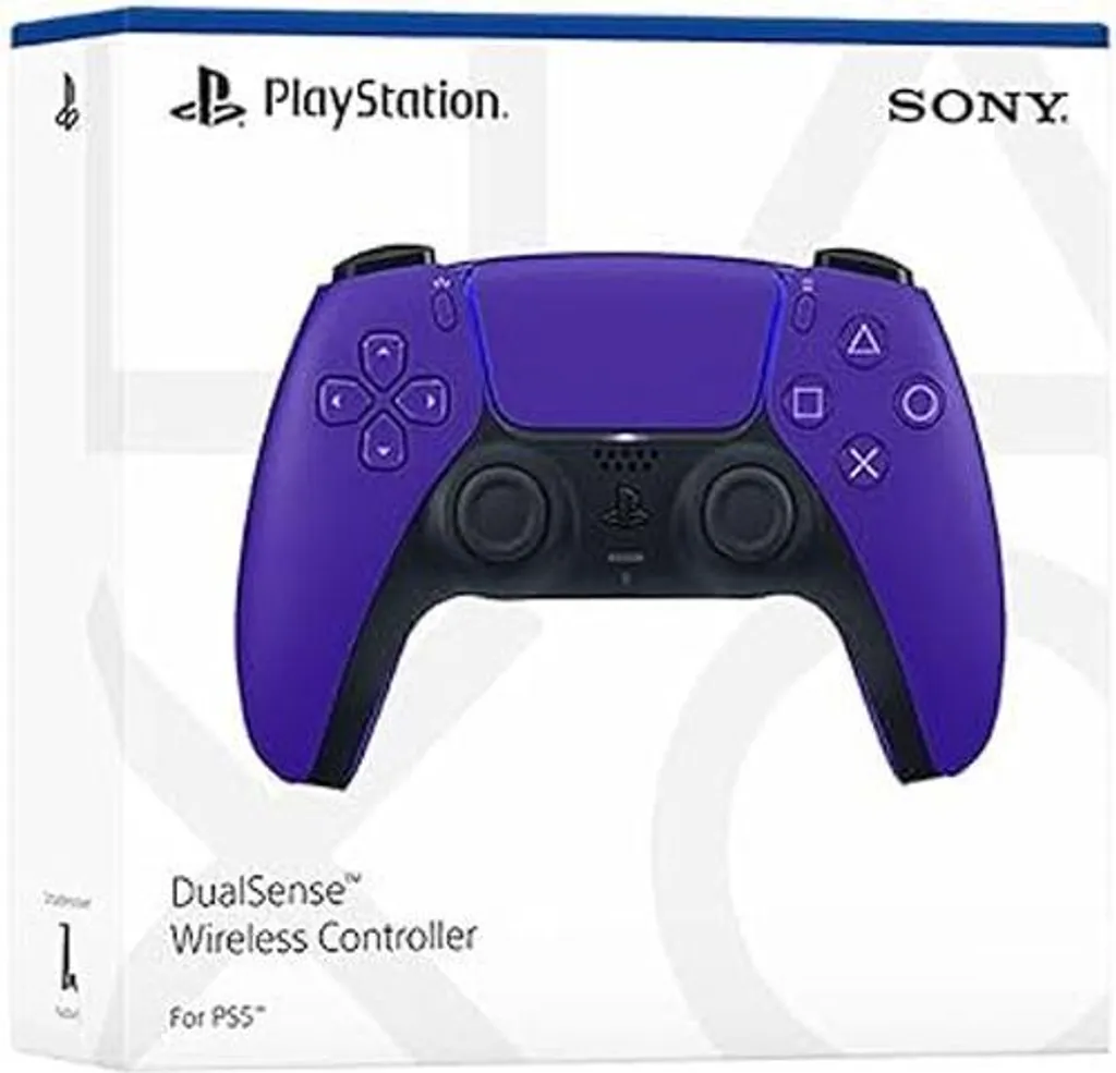 DualSense PS5 Galactic Purple V3: Design Elegante e Gameplay Immersivo