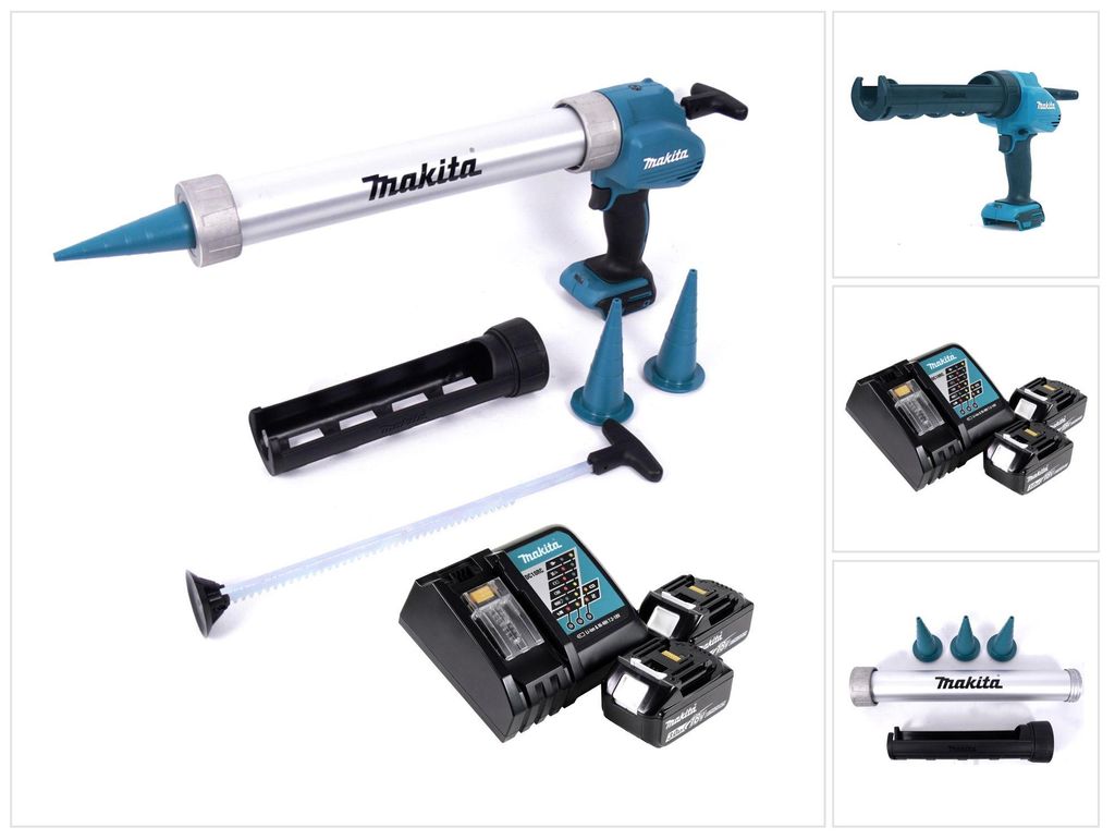 Pistola a cartuccia a batteria Makita DCG 180 RFX 18 V 300 Immagine del prodotto 