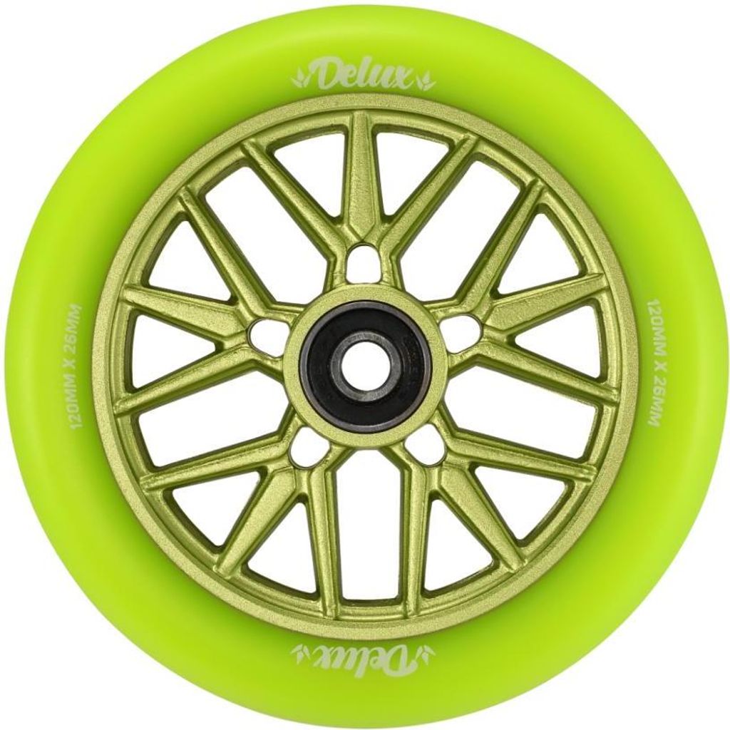 Stunt Scooter Räder - 120 mm - Deluxe - Grün/Grün - Blunt Scooters