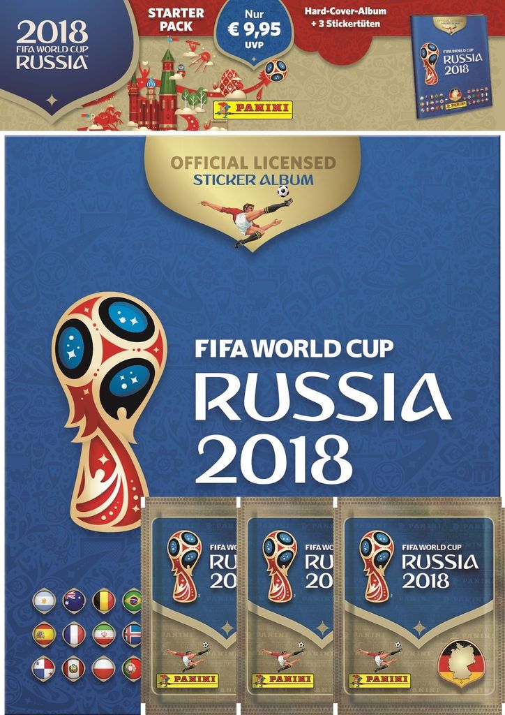 Panini FIFA 2018 World Cup Sticker Hardcover Album (DE) Produktbild 