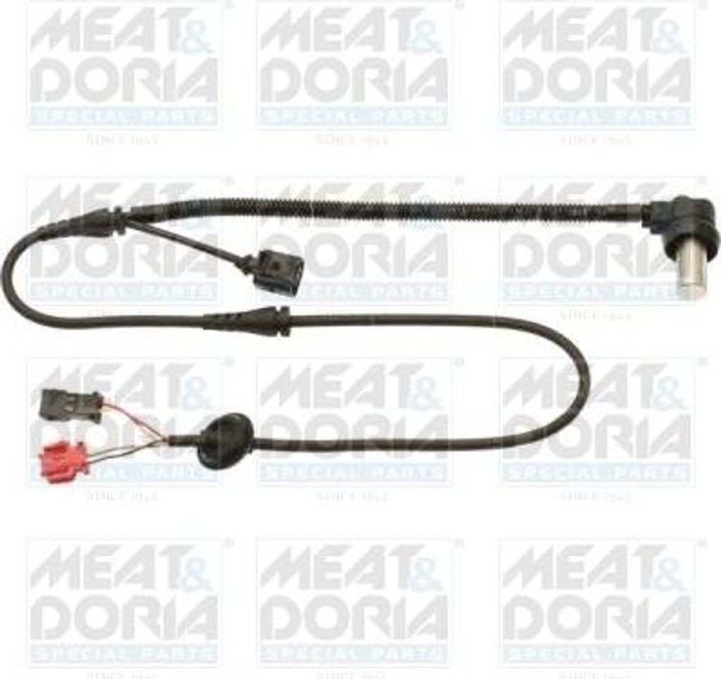 MEAT & DORIA 90055 Raddrehzahlsensor OE 8D0927803B kompatibel mit A4 8D, Superb, Passat 3B