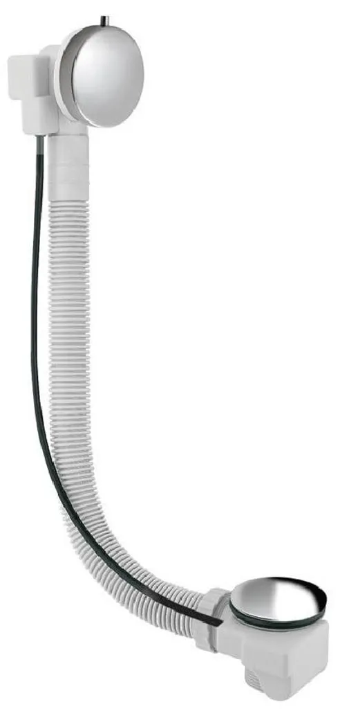 Sifone Vasca Sapho Senator VR117028 Cavo 70cm - Ottone Cromato Professionale