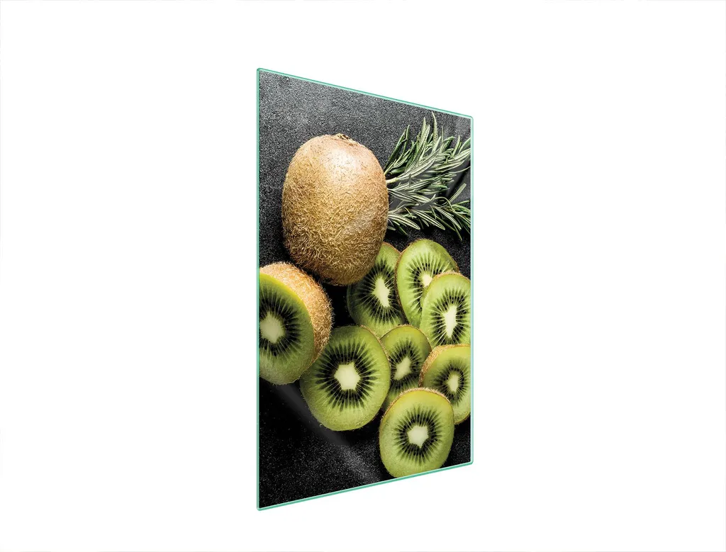 Tagliere Vetro 35x52 Design Kiwi | Piano di Lavoro Igienico Moderno