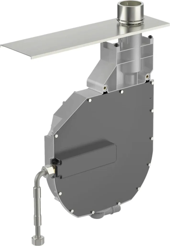 Boîtier Hansa HA Rollbox 5306 pour Cacher Tuyau Douche Bord Baignoire