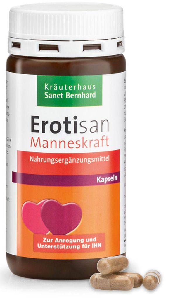 Sanct Bernhard Erotisan- Manneskraft- 120 Kapseln Produktbild 