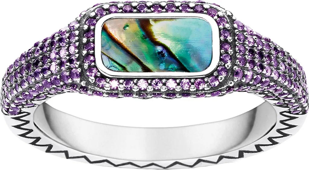 Thomas Sabo TR2233-991-7-54 Anello Unisex Argento 925 Misura 54